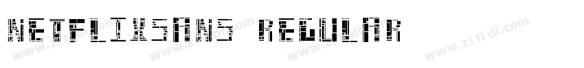 NetflixSans Regular字体转换